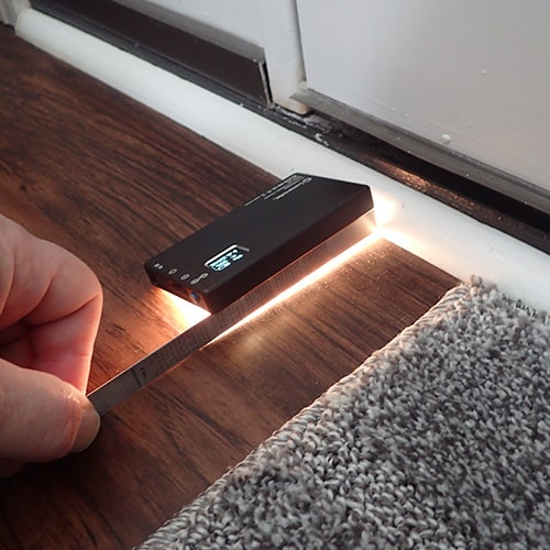 checking for locked down vinyl planks
